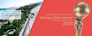 SolarBK LẦN THỨ HAI ĐẠT GIẢI THƯỞNG NĂNG LƯỢNG TOÀN CẦU VỀ MÔI TRƯỜNG