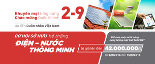 KHUYẾN MẠI TƯNG BỪNG CHÀO MỪNG QUỐC KHÁNH 2/9