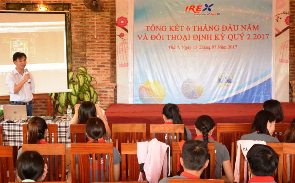 Vượt mốc doanh thu 2017 chỉ trong nửa năm – Thời của IREX đã đến