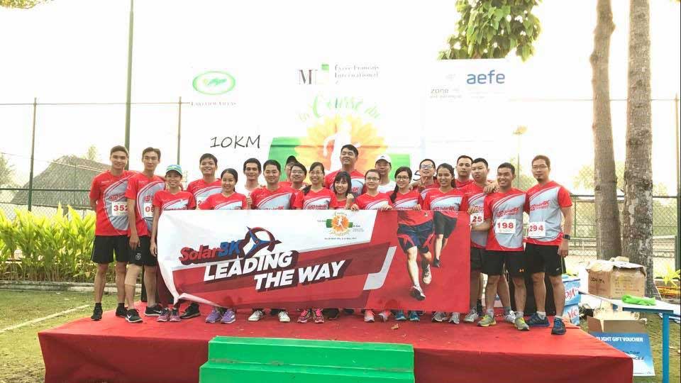 SolarBK tham gia The Spring Race 2017 – Không ngừng sải bước