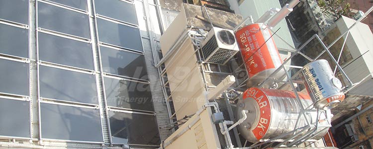 Dự án nước nóng năng lượng mặt trời khách sạn NORKFORLK – Tp.HCM