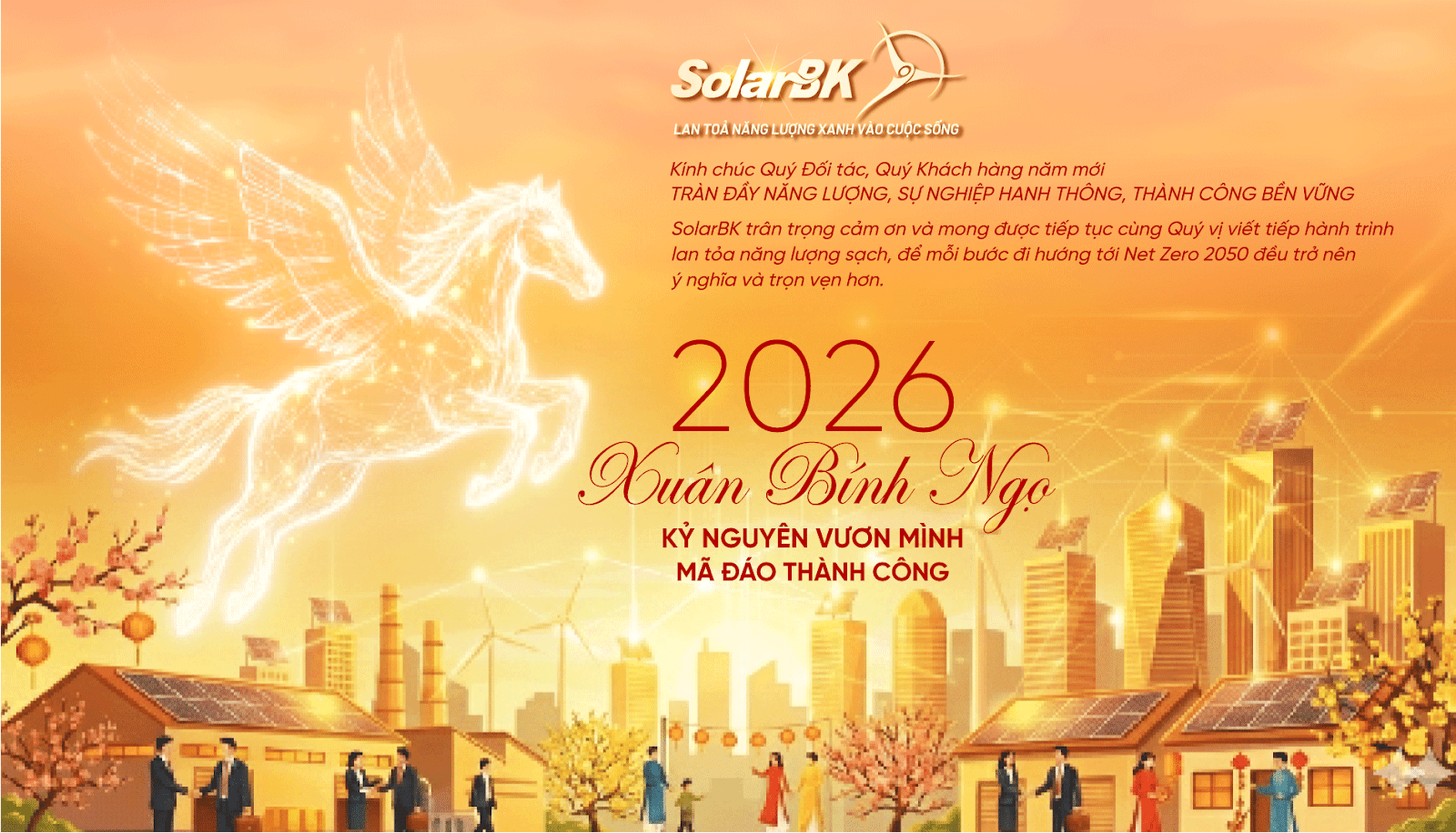 SolarBK chúc mừng năm mới Bính Ngọ 2026