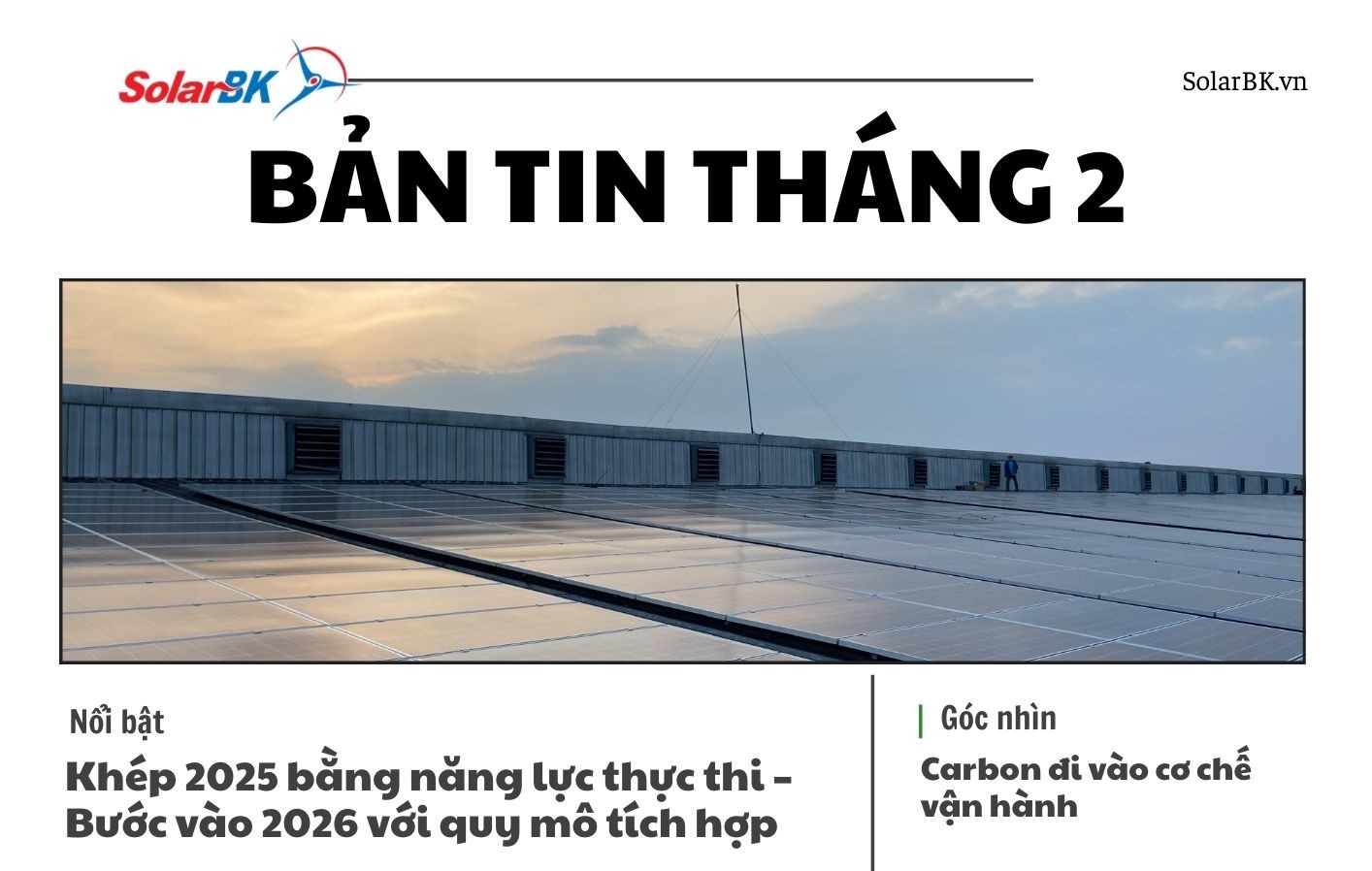 Newsletter tháng 2/2026: Đỉnh phụ tải, thị trường carbon và giai đoạn vận hành mới