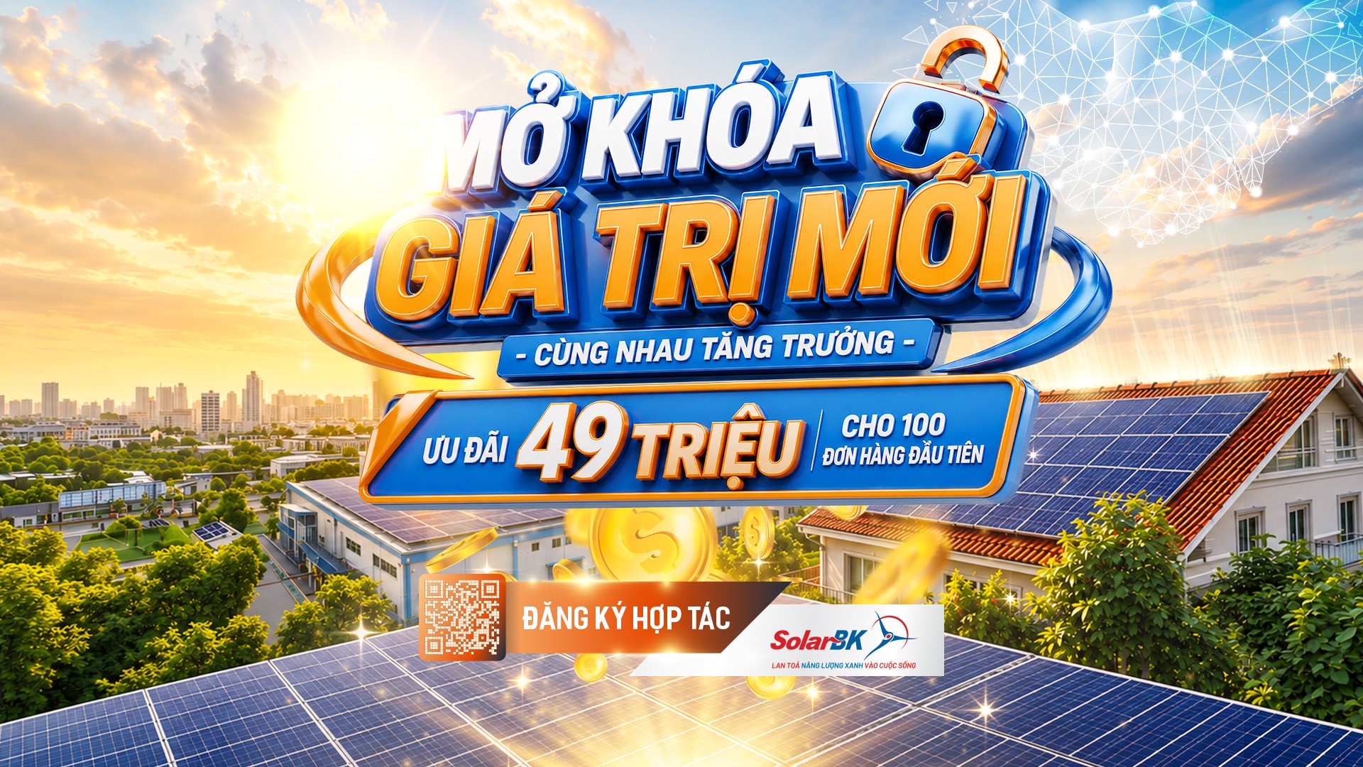 SolarBK mở rộng mạng lưới đối tác toàn quốc – Cơ hội dành cho nhà phân phối và nhà thầu EPC