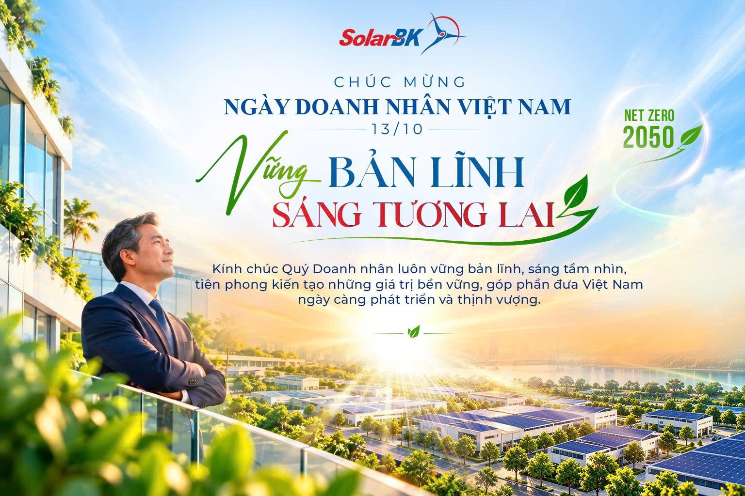 SolarBK chúc mừng Ngày Doanh nhân Việt Nam 13/10